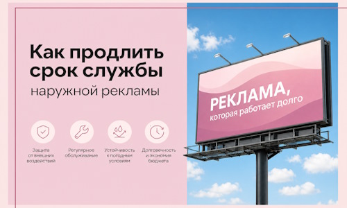 Как продлить срок службы наружной рекламы в  Сосновоборске