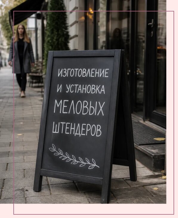 Меловые штендеры в Сосновоборске по цене от 6724 р. | Аванза-Ссб